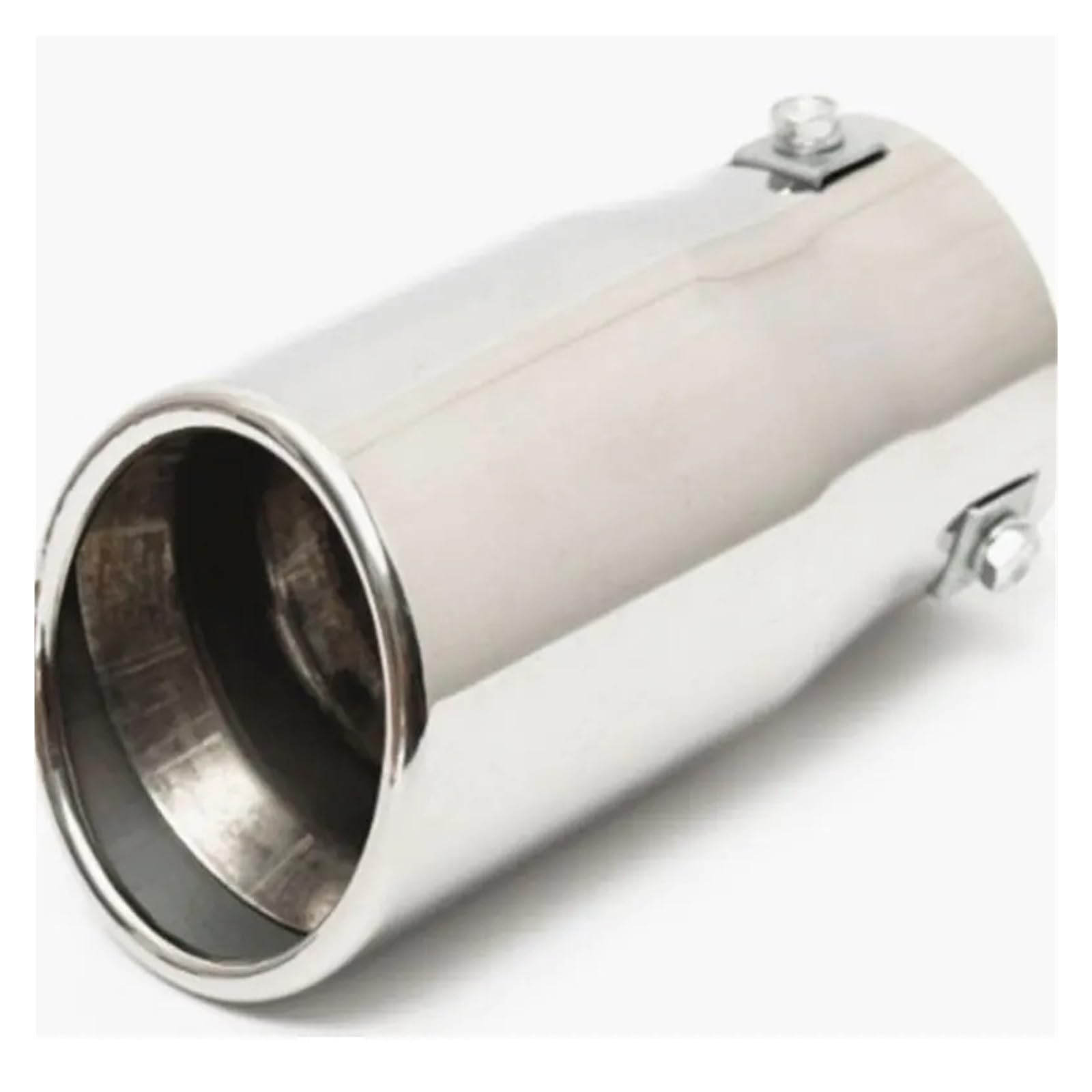 Auspuff Endrohr Auspuffrohrspitze Auto Auto Schalldämpfer Stahl Edelstahl Trim Endrohr Auto Ersatzteile Auspuffanlagen Schalldämpfer Fahrzeug Chrom Auspuffendrohr(Bevel) von RAGPUKMUAN