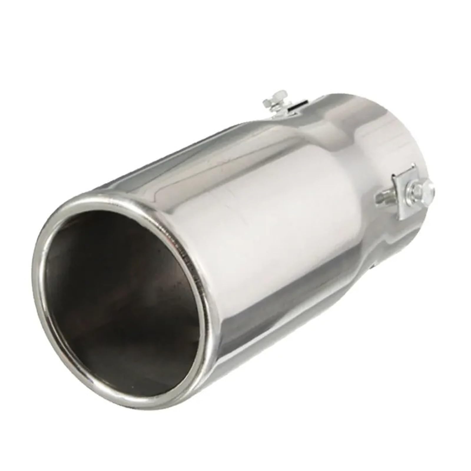 Auspuff Endrohr Auspuffrohrspitze Auto Auto Schalldämpfer Stahl Edelstahl Trim Endrohr Auto Ersatzteile Auspuffanlagen Schalldämpfer Fahrzeug Chrom Auspuffendrohr(Flat) von RAGPUKMUAN