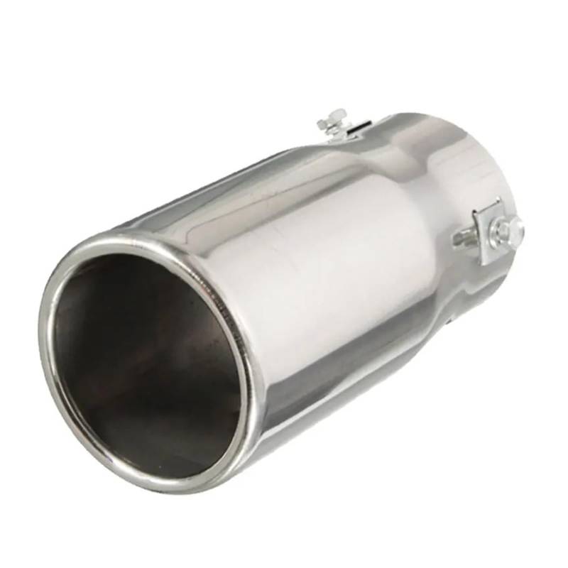 Auspuff Endrohr Auspuffrohrspitze Auto Auto Schalldämpfer Stahl Edelstahl Trim Endrohr Auto Ersatzteile Auspuffanlagen Schalldämpfer Fahrzeug Chrom Auspuffendrohr(Flat) von RAGPUKMUAN