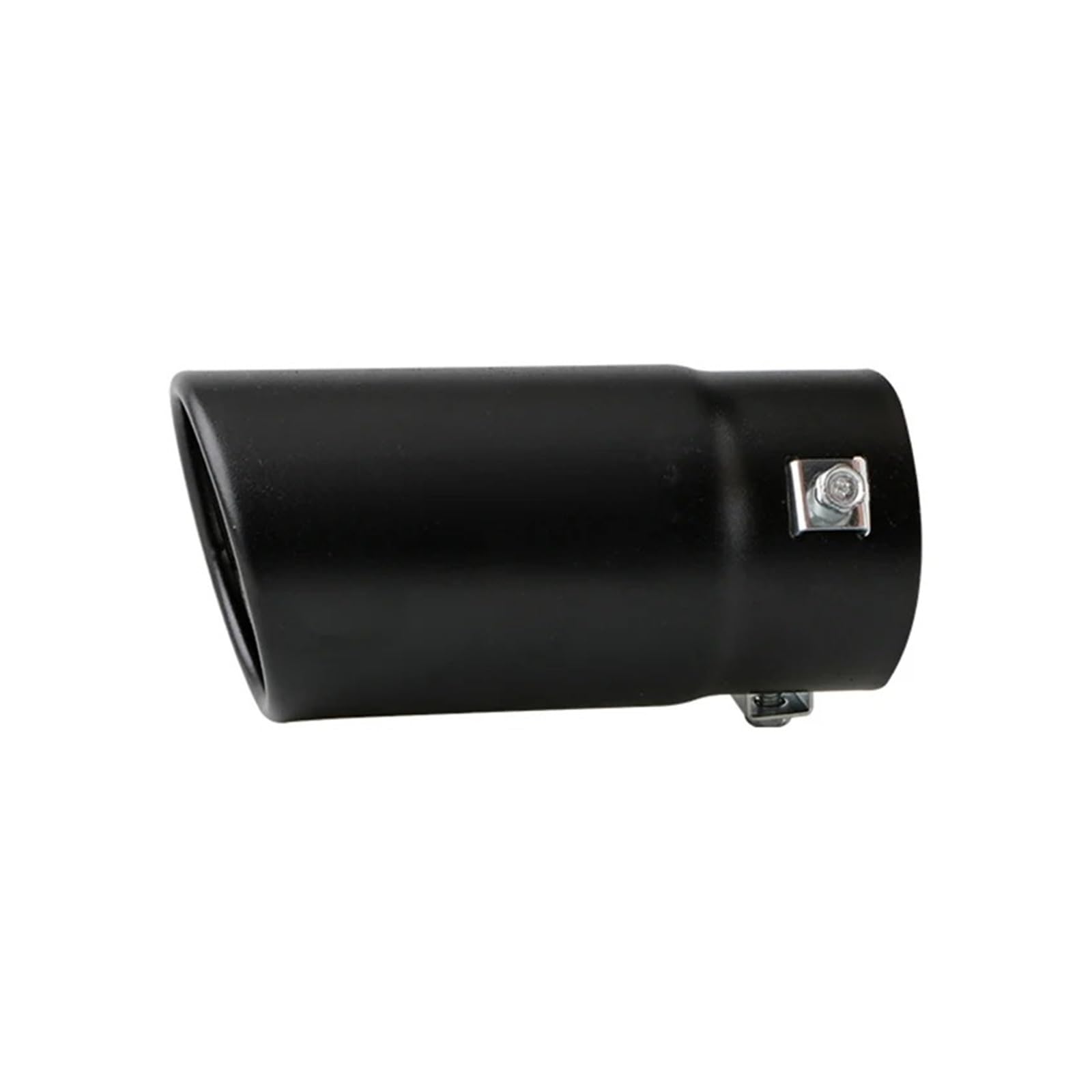 Auspuff Endrohr Doppeltes Einzelrohr Aus Edelstahl Mit Gerader Mündung, Autoauspuff Schalldämpfer Endrohr Auspuffrohr Autoteile Auspuffendrohr(Black) von RAGPUKMUAN