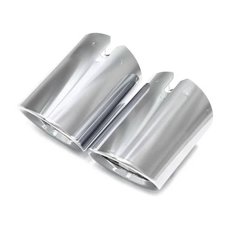 Auspuff Endrohr Für 3er G20 G21 320D 330i 320i 2023 2024 Schalldämpferspitze Endrohr Ersatz Auspuffanlage Düse Auspuffabdeckung Auspuffendrohr(L R Silver) von RAGPUKMUAN