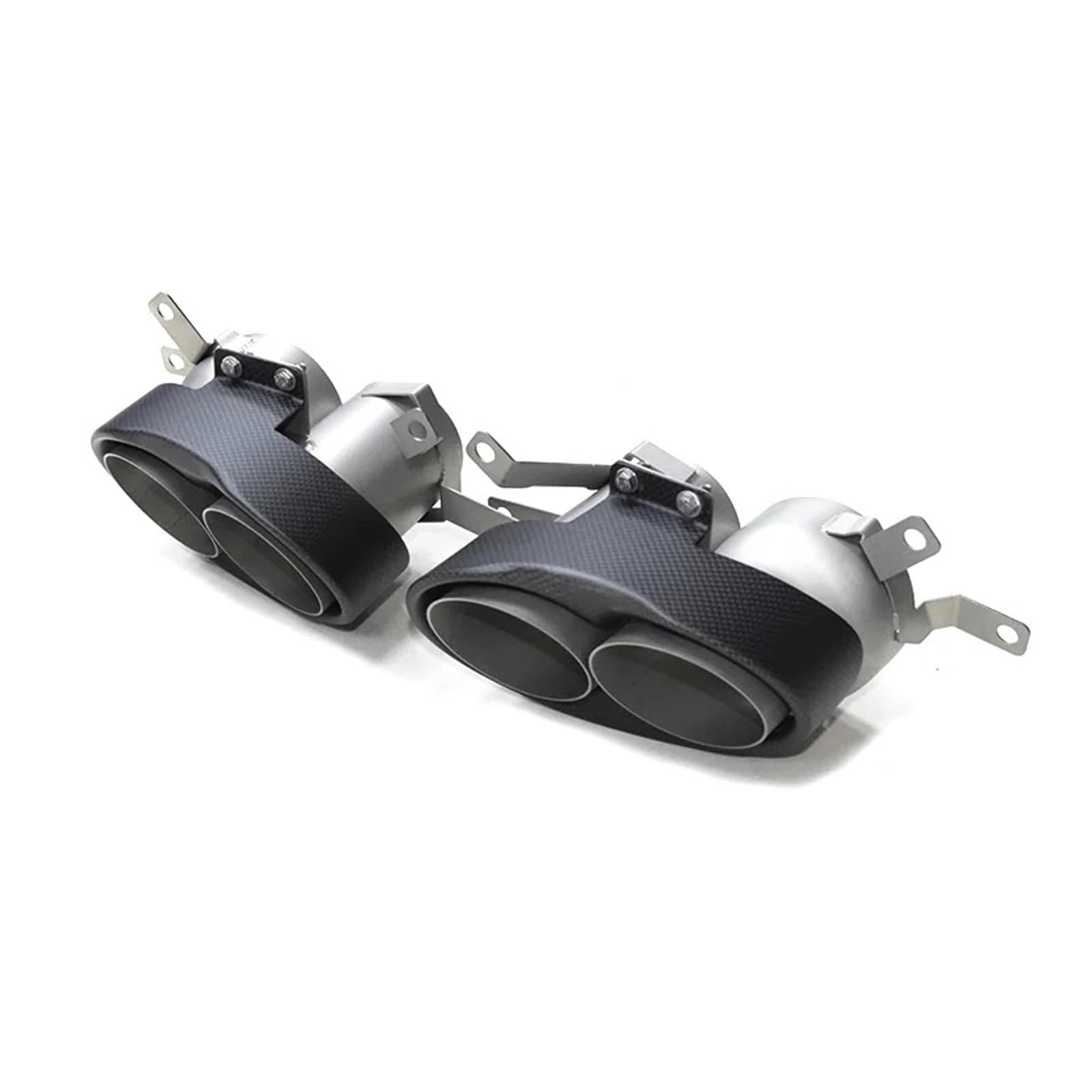 Auspuff Endrohr Für A3 Für A4 Für A5 Für A6 Für A7 RS3 RS4 RS5 RS6 1996-2015 2 Teile/los Carbon Faser Auspuff Spitze Schalldämpfer Spitze Endrohr Auspuff System Düse Auspuffendrohr von RAGPUKMUAN