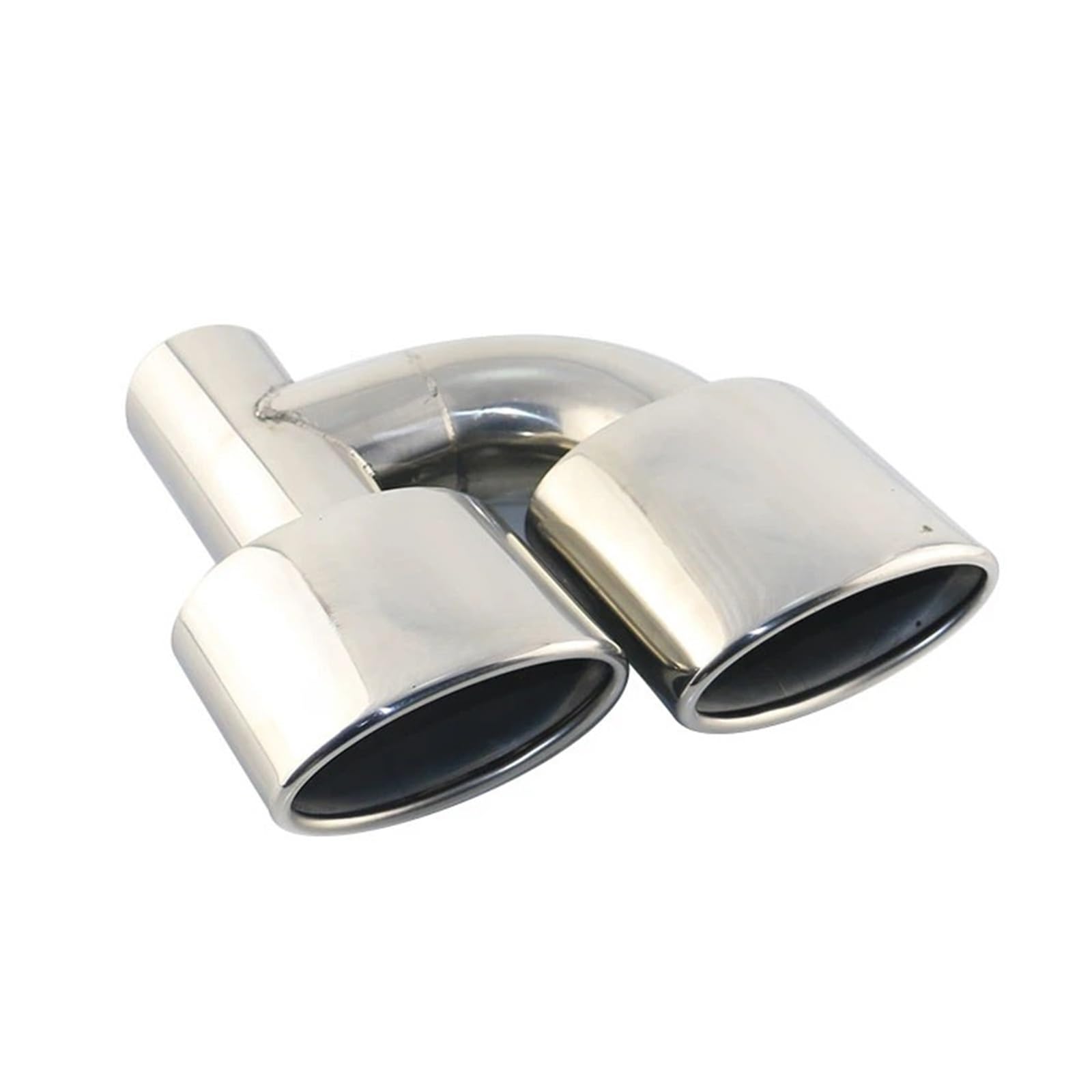 Auspuff Endrohr Für Benz W211 W204 C63 2003-2010 Schnittstelle 63 Mm Doppelauslass Auto-Auspuffblende Schräge Rollkante Auto-Schalldämpfer Endrohr Edelstahl Auspuffendrohr(Left) von RAGPUKMUAN