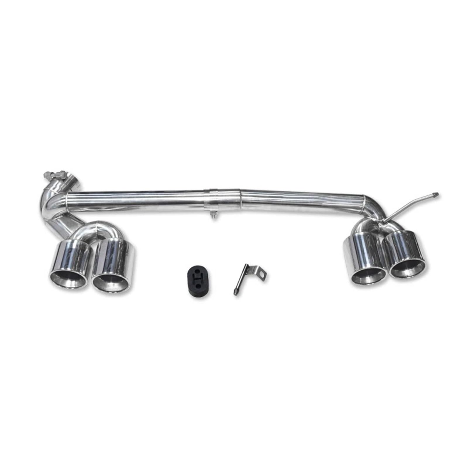 Auspuff Endrohr Für F30 F31 320i F32 F33 420i 430i 2013-2016 Dual Schalldämpfer Tip Up Quad Auspuff Spitze Auspuffrohr Endrohr Düse Auspuffendrohr(318i Black) von RAGPUKMUAN