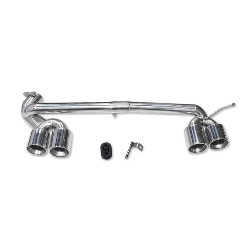 Auspuff Endrohr Für F30 F31 320i F32 F33 420i 430i 2013-2016 Dual Schalldämpfer Tip Up Quad Auspuff Spitze Auspuffrohr Endrohr Düse Auspuffendrohr(318i Black) von RAGPUKMUAN