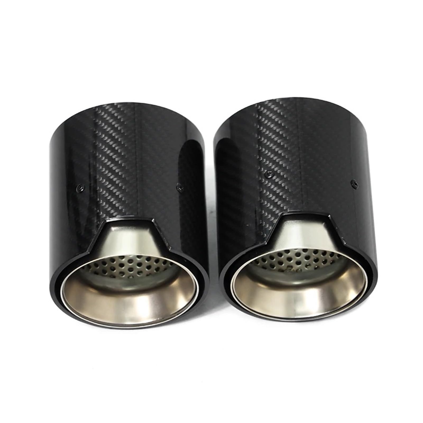 Auspuff Endrohr Für F30 M335i M340i F32 F33 F36 M435i M440i 2 Teile/los Auto Auspuffblende Carbon Fiber ID60mm Schalldämpfer Spitze Endrohr Auspuffendrohr(Matte) von RAGPUKMUAN