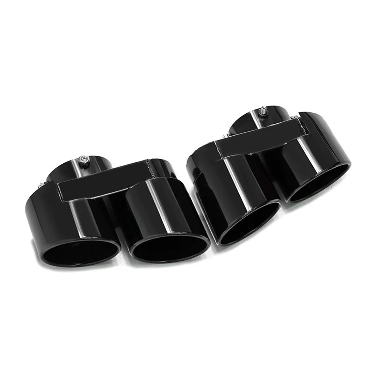 Auspuff Endrohr Für G05 Für X5 G06 Für X6 G07 Für X7 2019 Quad Carbon Fiber Auspuffblende Schalldämpferblende Auspuffrohrsystem Keine Schweißdüse Auspuffendrohr(Black) von RAGPUKMUAN
