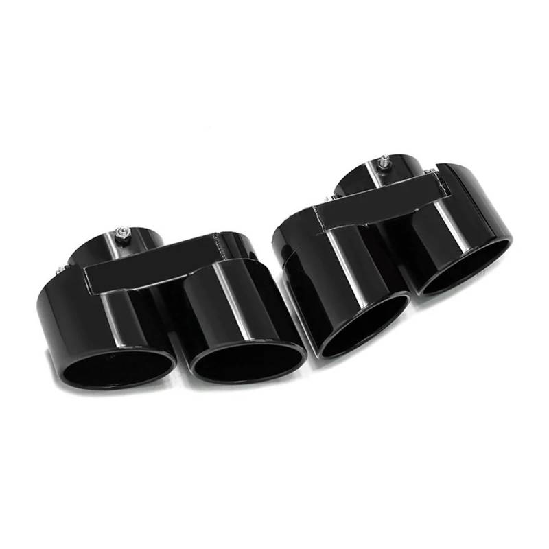 Auspuff Endrohr Für G05 Für X5 G06 Für X6 G07 Für X7 2019 Quad Carbon Fiber Auspuffblende Schalldämpferblende Auspuffrohrsystem Keine Schweißdüse Auspuffendrohr(Black) von RAGPUKMUAN