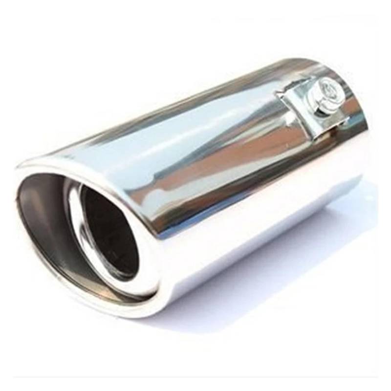 Auspuff Endrohr Für Q5 Für A3 8p 2010-2025 Auspuffrohrspitze Auto Auto Schalldämpfer Stahl Edelstahl Trim Endrohr Auspuffrohrdüse Auspuffendrohr(Bevel) von RAGPUKMUAN