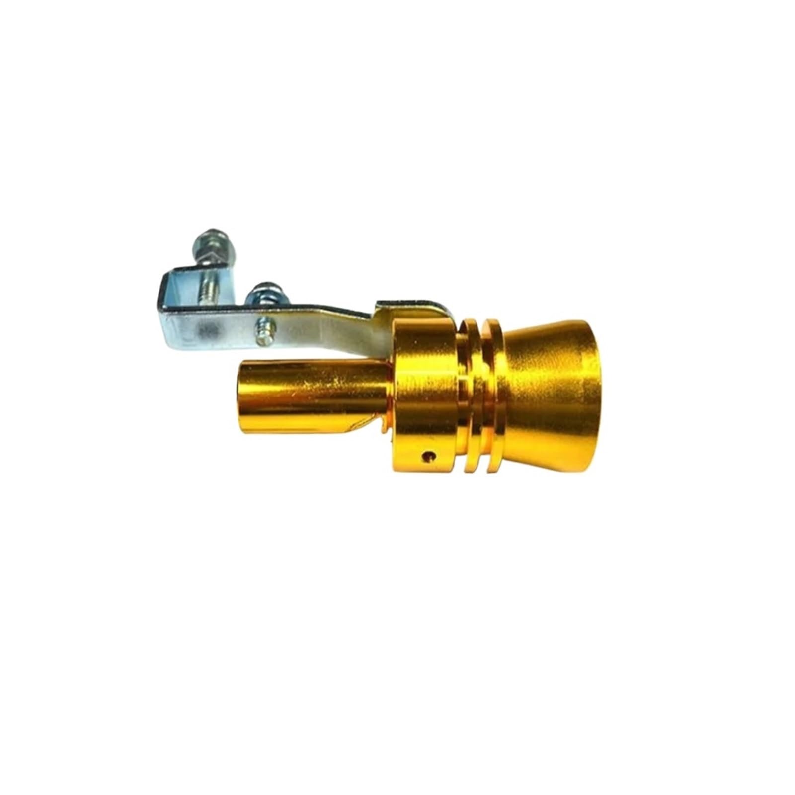 Auspuff Endrohr Für VW B5 B6 B7 Für Polo Für Jetta Für Golf 7 5 6 Für Passat Auto Auspuffrohr Turbo Sound Whistle Auspuffendrohr(Gold) von RAGPUKMUAN