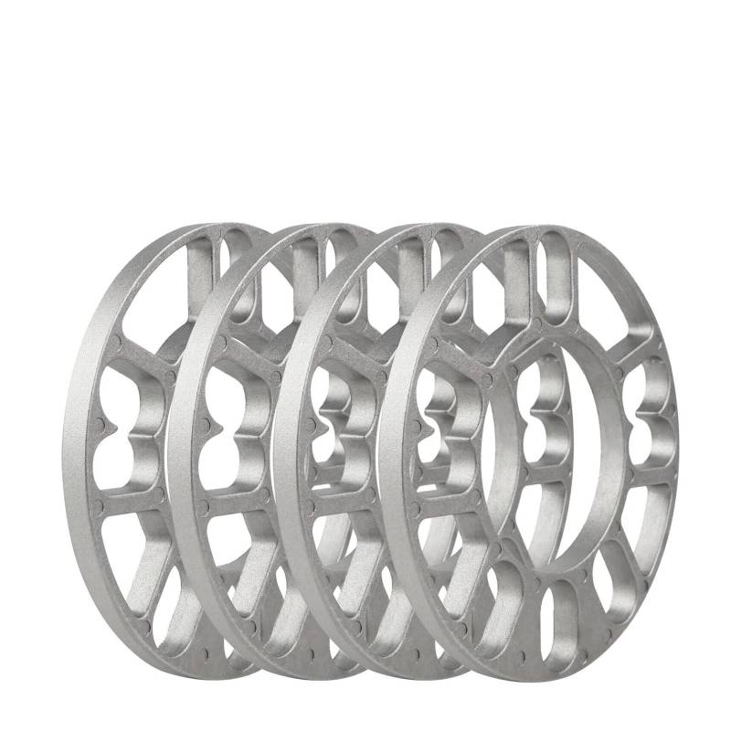 Auto Rad Distanzstück Adapter Für 4 Oder 5 Stehbolzen 5x112 5x100 4x100 4x114.3 5x114.3 4 Packungen Auto 10mm Dicke Spurverbreiterungen Distanzscheiben Platte Felgenabstandshalter Spurverbreiterungen von RAGPUKMUAN