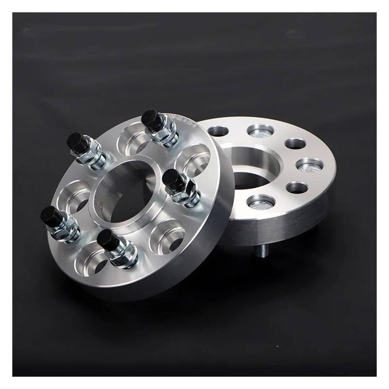 Auto Rad Distanzstück Adapter Für Hyundai Auto Für 5 Lug 2 Stück 20/25/30/35/40/50mm PCD 5X 114.3 CB 67.1mm Rad Spacer Adapter Spurverbreiterungen(2PCS 30mm Silver) von RAGPUKMUAN
