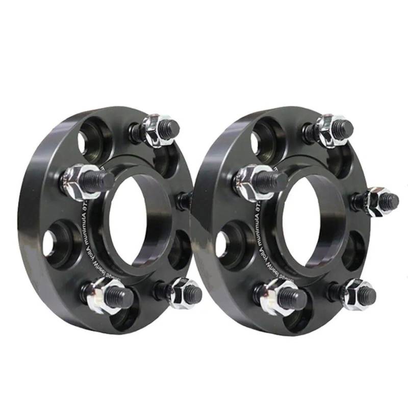 Auto Rad Distanzstück Adapter Für Hyundai Für Genesis GV60 GV70 GV80 2 Stücke 5x114.3 67.1mm M14x1.5 Rad Spacer T6-7075 Spurverbreiterungen(2pcs Black 35mm) von RAGPUKMUAN