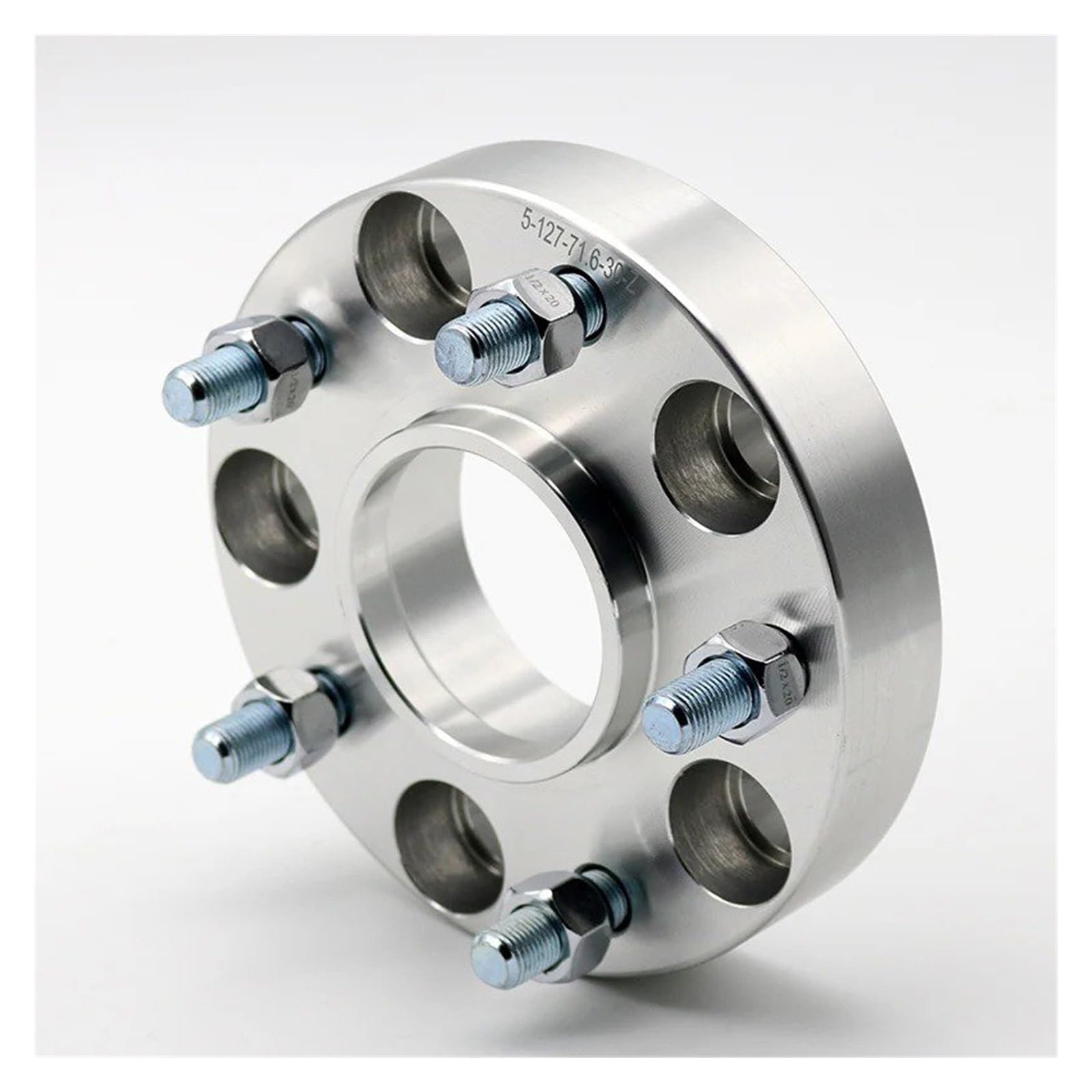 Auto Rad Distanzstück Adapter Für Hyundai Universal Auto 5 Lug 2 Stück 15/20/25/30/35/40mm PCD 5X 114.3 CB 67.1mm Rad Spacer Adapter M12XP 1.5 Spurverbreiterungen(2PCS 35mm Silver) von RAGPUKMUAN