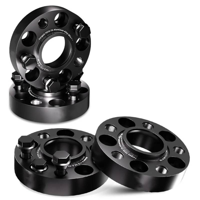 Auto Rad Distanzstück Adapter Für Maserati Für GranTurismo S 2/4 Stücke 5x114.3 67.1 Flansch Platte T6-7075 Spurverbreiterungen Aluminium Hub Verbreitert Adapter Spurverbreiterungen(4pcs 25mm) von RAGPUKMUAN