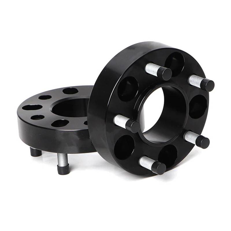 Auto Rad Distanzstück Adapter Für Mazda Für 5 Lug Anzug Universal Auto 2 Stück PCD 5x114.3 CB 67.1mm 20/25/30/35/40mm Aluminium Rad Spacer Adapter Spurverbreiterungen(2PCS 30mm Black) von RAGPUKMUAN