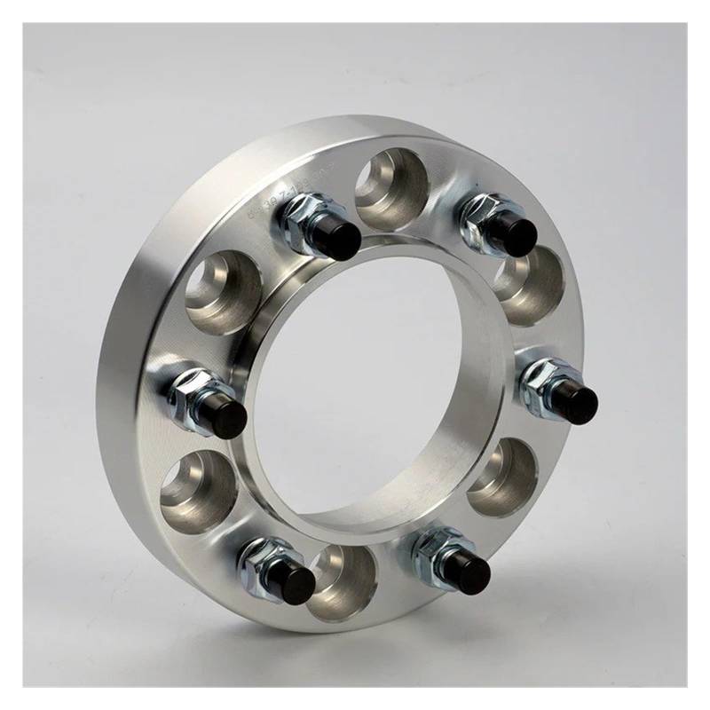 Auto Rad Distanzstück Adapter Für Nissan Für NAVARA D40 2004-2025 D23 2014-2025 6 Lug 2PCS 25/30/35/40/45mm PCD 6X 114.3 66.1mm Spurverbreiterungen Adapter Spurverbreiterungen(2PCS 25mm Silver) von RAGPUKMUAN