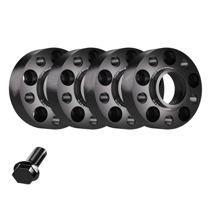 Auto Rad Distanzstück Adapter Für Rox 01 Für Jishi 01 Für Polestone 01 2 Stücke 25mm Und 2 Stücke 30mm 5x12 0 63.4 Flansch Platte 7075 Rad Spacer Aluminium Hub Verbreitert Adapter Spurverbreiterungen( von RAGPUKMUAN