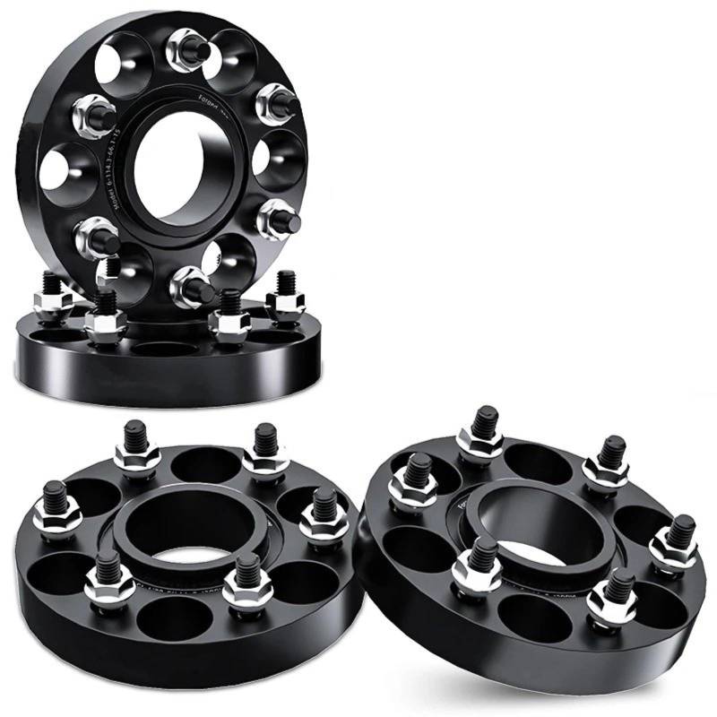 Auto Rad Distanzstück Adapter Für Toyota Für Land Für Cruiser LC90 2/4PCS 30/35/38mm PCD 6x 139.7 106 Flansch Platte T6-7075 Spurverbreiterungen Aluminium Hub Verbreitert Adapter Spurverbreiterungen(4 von RAGPUKMUAN