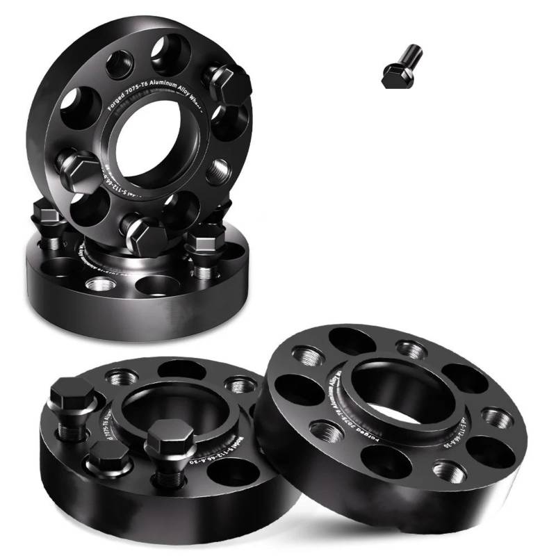Auto Rad Distanzstück Adapter Für X1 E84 2/4 Stücke PCD 5x120 CB 72.6mm 5 Lug T6-7075 Geschmiedet Aluminium Legierung Rad Spacer Adapter Spurverbreiterungen(4pcs 25mm) von RAGPUKMUAN