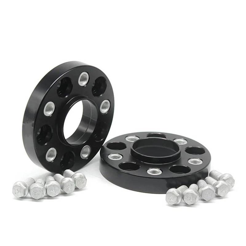 Auto Rad Distanzstück Adapter Für X5 Für X6 E70 E71 E72 F15 F16 F85 F86 PCD 5x120 CB 74.1mm M14xP 1.25 2 Stück 25/30/35mm Rad Spacer Adapter Spurverbreiterungen(2PCS 45mm Black) von RAGPUKMUAN