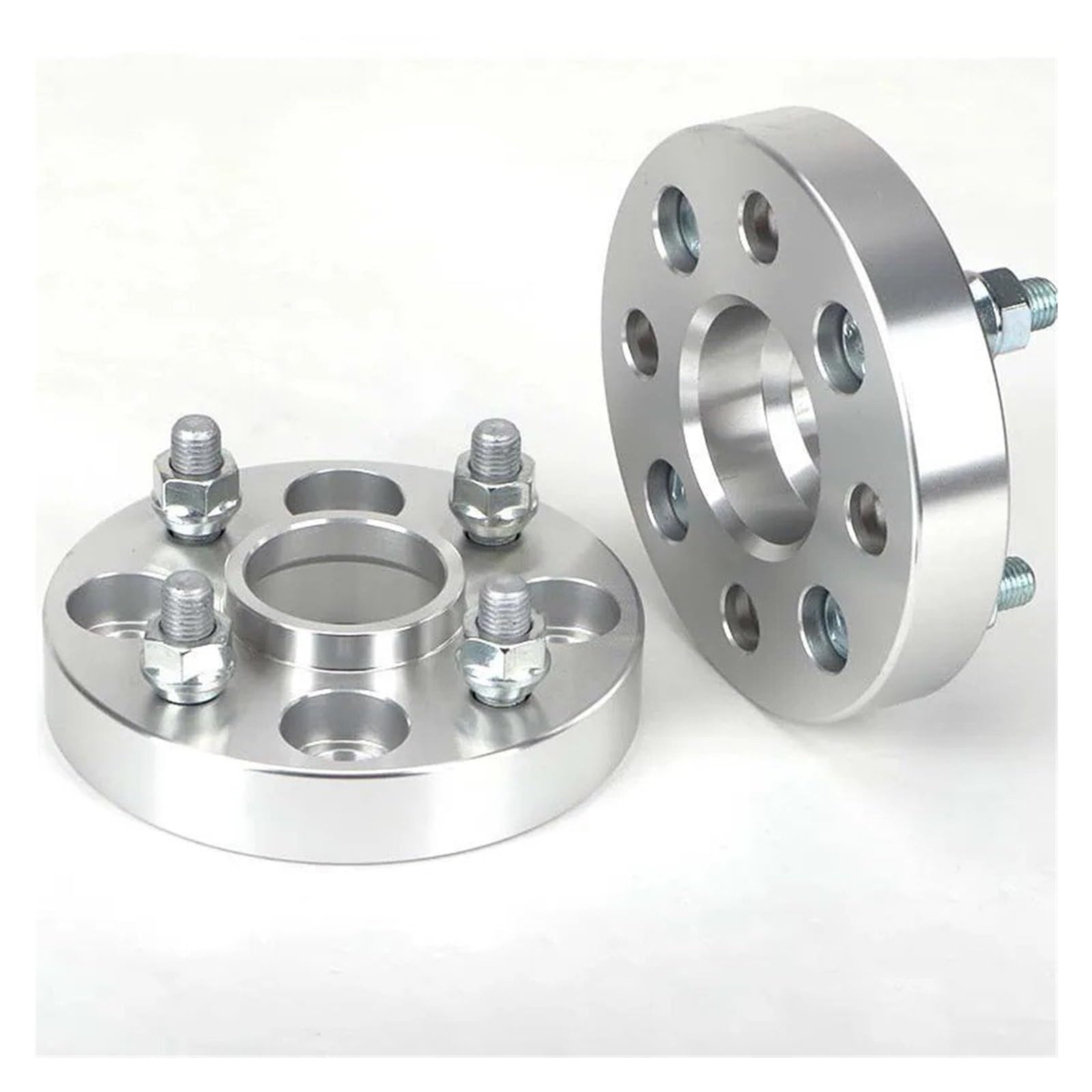Auto Rad Distanzstück Adapter Universal Auto 2 Stück PCD 4x100 Zentrum Bohrung 56.6mm 15 20 25 30 35mm Rad Spacer Adapter M12XP 1.5 Geeignet Spurverbreiterungen(2PCS 30mm Silver) von RAGPUKMUAN