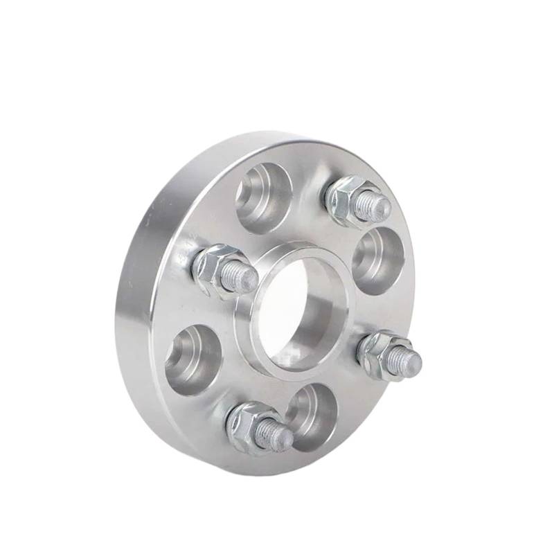 Auto Rad Distanzstück Adapter Universal Für 4 Lugs 2 Stück PCD 4x114.3 15/20/25/30/35mm Hubcentric 60.1mm Mutter 12x1.5 Rad Spacer Adapter Spurverbreiterungen(2PCS 15mm Silver) von RAGPUKMUAN