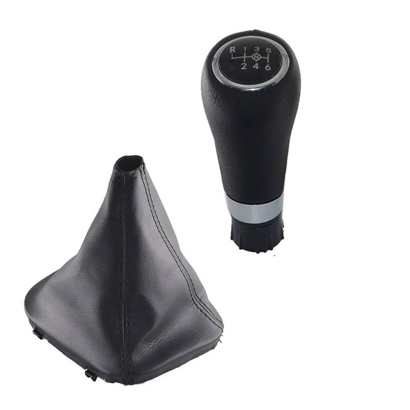 Auto Schalthebel Schaltknauf Kopf Für Benz C-KLASSE W203 S203 CL203 2000-2004 W209 CLK Auto-Schaltknauf Hebel Stick Gamasche Boot-Abdeckung Kragen Leder Universal Fahrzeug Schaltknauf(8MM Hole Set) von RAGPUKMUAN