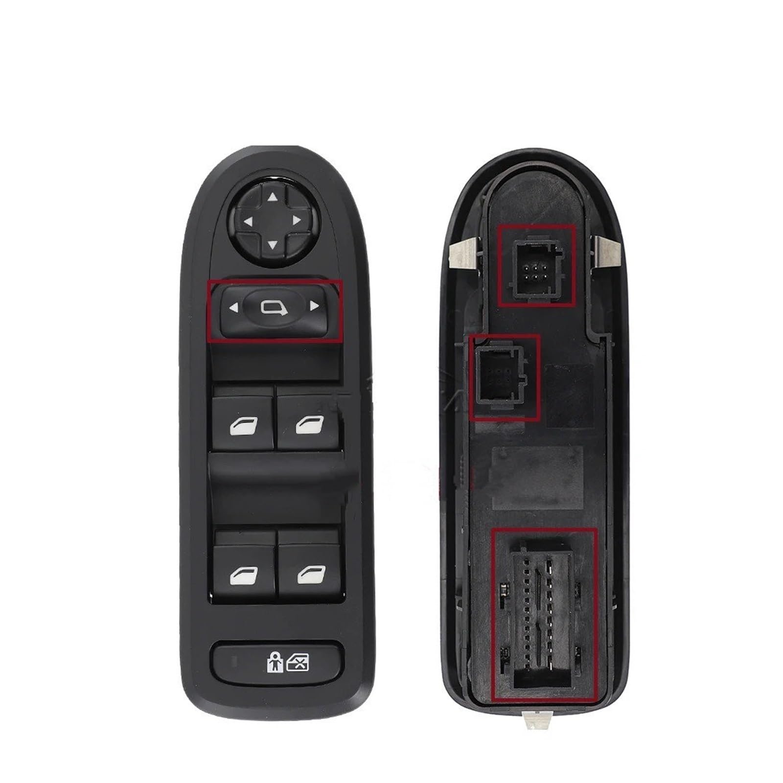 Fensterheberschalter Für Citroen Für C5 2007 2008 2009 2010 2011 2012 2013 98054508ZD 96659465ZD Auto Fenster Control Schalter Seite Spiegel Taste Schalter Fensterheber(Without Folding) von RAGPUKMUAN