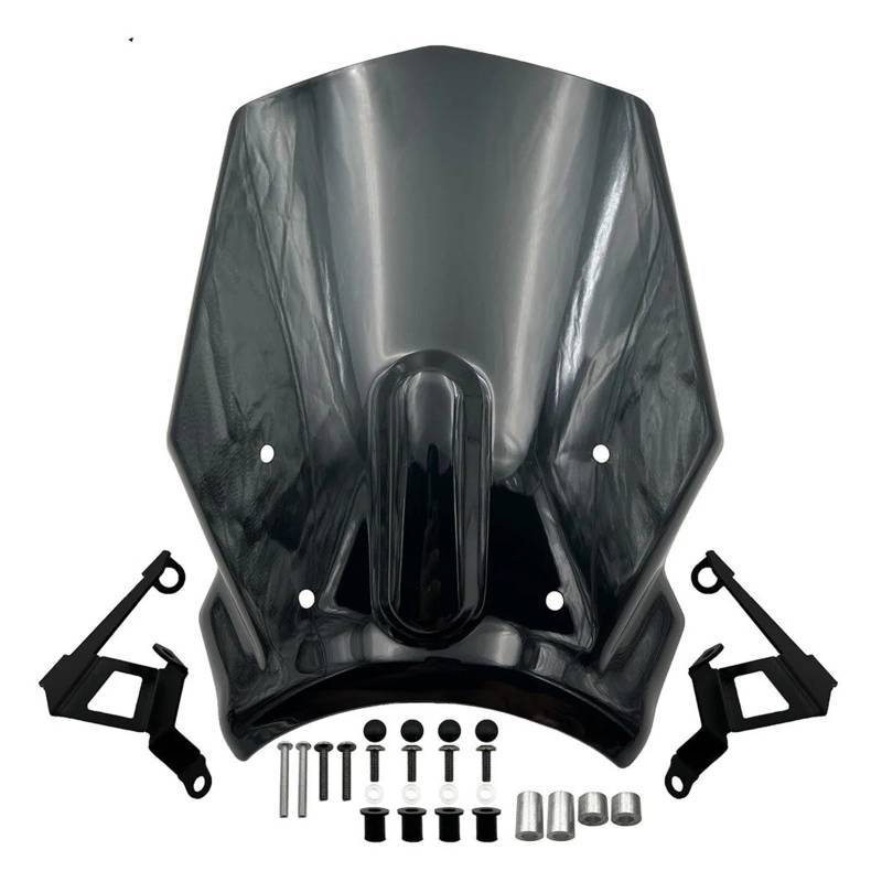 Tourenscheibe Getönt Für CB650R CB 650R CB-650R 2019 2020 2021 2022 2023 Motorrad Windschutzscheibe Windschutz Windabweiser Bildschirm Motorräder Deflektor(Black300) von RAGPUKMUAN