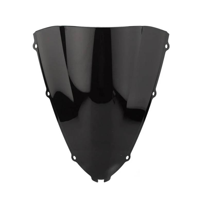 Tourenscheibe Getönt Für Kawasaki Für Ninja ZX-14 ZX-14R ZX14R ZX 14 R 2006-2017 Motorrad Bildschirm Double Bubble Windschutzscheibe Deflektor Schutz Bildschirm Motorräder Deflektor(Black) von RAGPUKMUAN