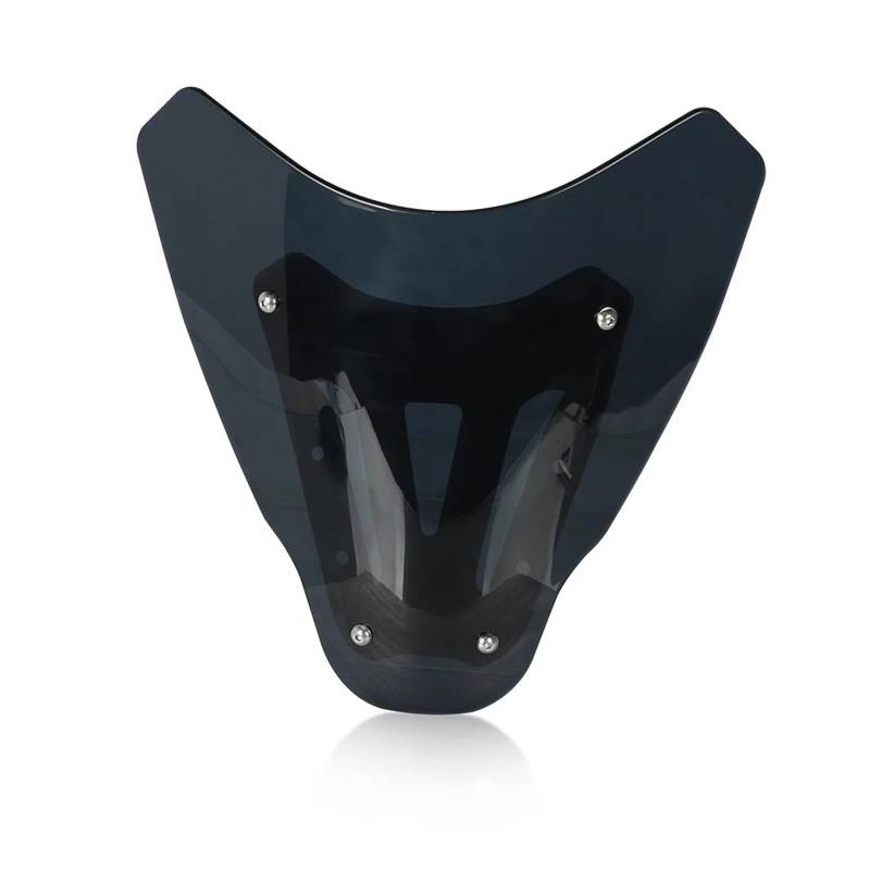 Tourenscheibe Getönt Für MT-07 Für MT07 MT 07 2021 2022 2023 Motorrad Frontscheibe Windschutz Windschutz Deflektor Mit Halterung Bildschirm Motorräder Deflektor(Deep Black) von RAGPUKMUAN