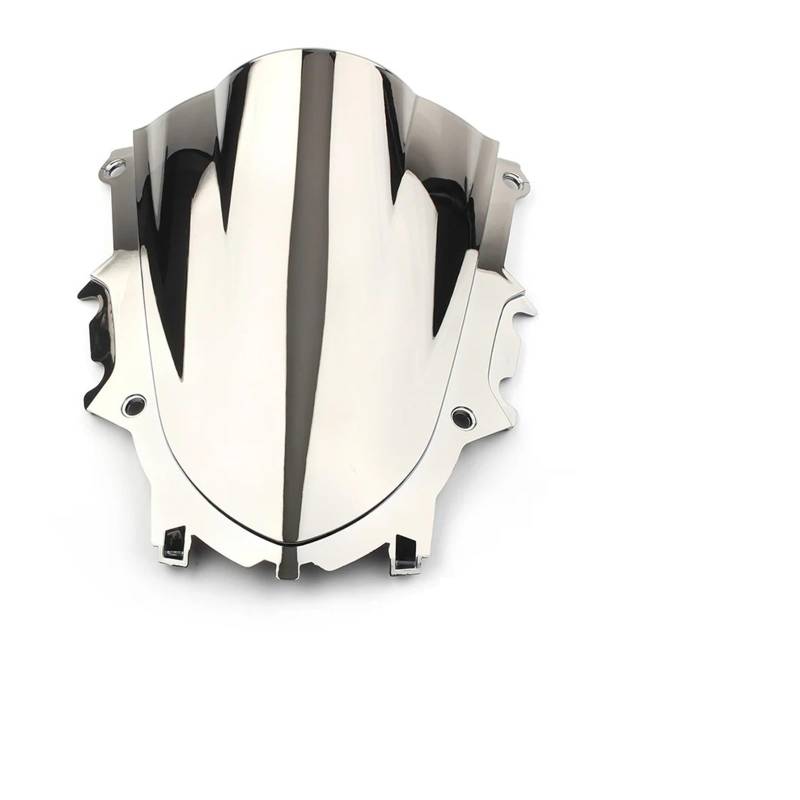 Tourenscheibe Getönt Für YZF-R3 YZF R3 YZFR3 YZFR 3 2019 2020 2021 Motorrad Windschutzscheibe ABS Windschutz Windabweiser Double Bubble Bildschirm Motorräder Deflektor(Silver) von RAGPUKMUAN