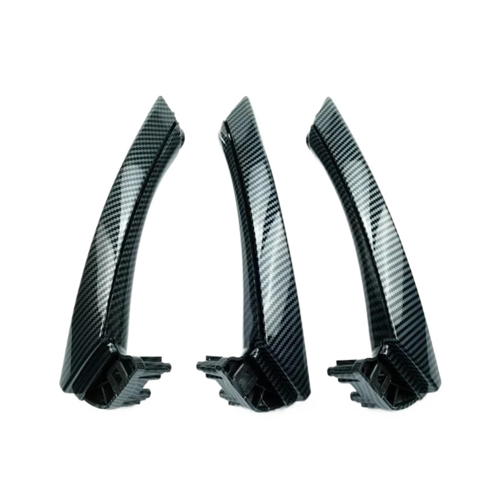 Vorderer linker Innen Türgriff Für 316 318 320 325 328i 2005-2012 Verbesserte Innen Tür Pull Griff Abdeckung Trim Ersatz Türgriff Innen Rechts(LHD Set Carbon Fiber) von RAGPUKMUAN