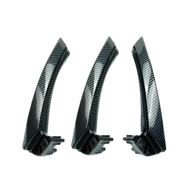 Vorderer linker Innen Türgriff Für 316 318 320 325 328i 2005-2012 Verbesserte Innen Tür Pull Griff Abdeckung Trim Ersatz Türgriff Innen Rechts(RHD Set Carbon Fiber) von RAGPUKMUAN