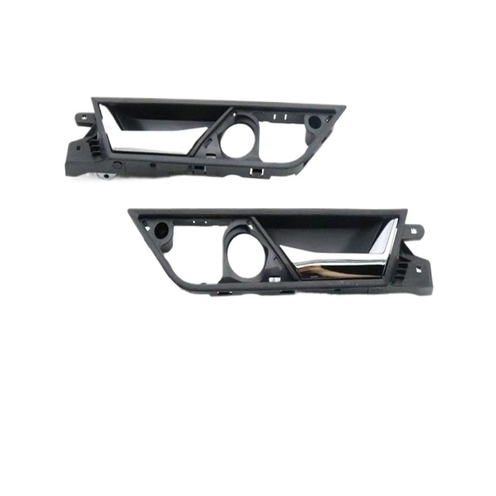 Vorderer linker Innen Türgriff Für Skoda Für Fabia 2015 2016 2017 Interner Türgriff Autotür Interner Antrieb 6V0837221A 6V08222A Türgriff Innen Rechts(Black Silver Left) von RAGPUKMUAN
