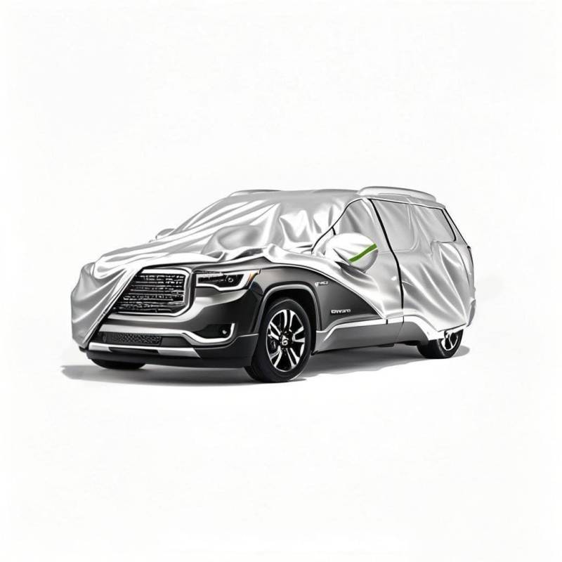 RAHALOY 5-lagige wetterfeste Autoabdeckung für GMC Acadia – Schützen Sie den Autolack. Autoabdeckungen für Autos und Schneeschutz, komplette Außenabdeckungen, mit kostenloser Aufbewahrungstasche (2024 von RAHALOY
