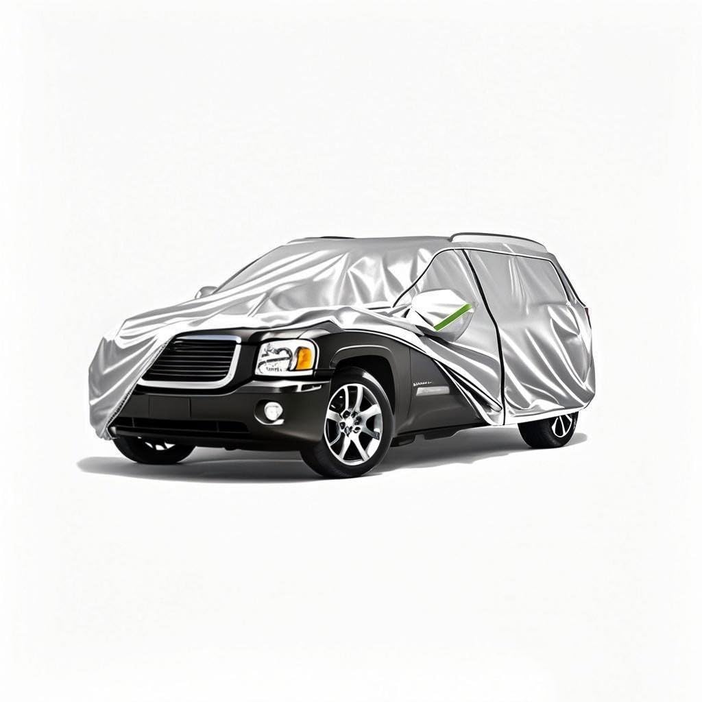 RAHALOY 5-lagige wetterfeste Autoabdeckung für GMC Envoy – Schützen Sie den Autolack. Autoabdeckungen für Autos und Schneeschutz, komplette Außenabdeckungen, mit kostenloser Aufbewahrungstasche (1998 RAHALOY 5-lagige wetterfeste Autoabdeckung für GMC Envoy – Schützen Sie den Autolack. Autoabdeckungen für Autos und Schneeschutz, komplette Außenabdeckungen, mit kostenloser Aufbewahrungstasche (1998 von RAHALOY