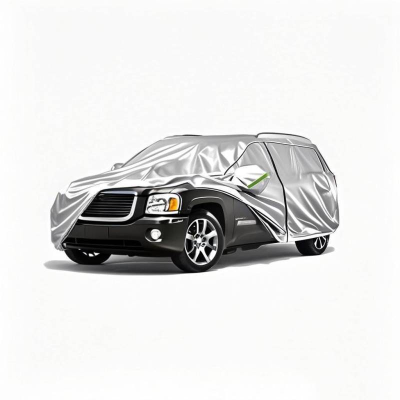 RAHALOY 5-lagige wetterfeste Autoabdeckung für GMC Envoy – Schützen Sie den Autolack. Autoabdeckungen für Autos und Schneeschutz, komplette Außenabdeckungen, mit kostenloser Aufbewahrungstasche (1998 von RAHALOY