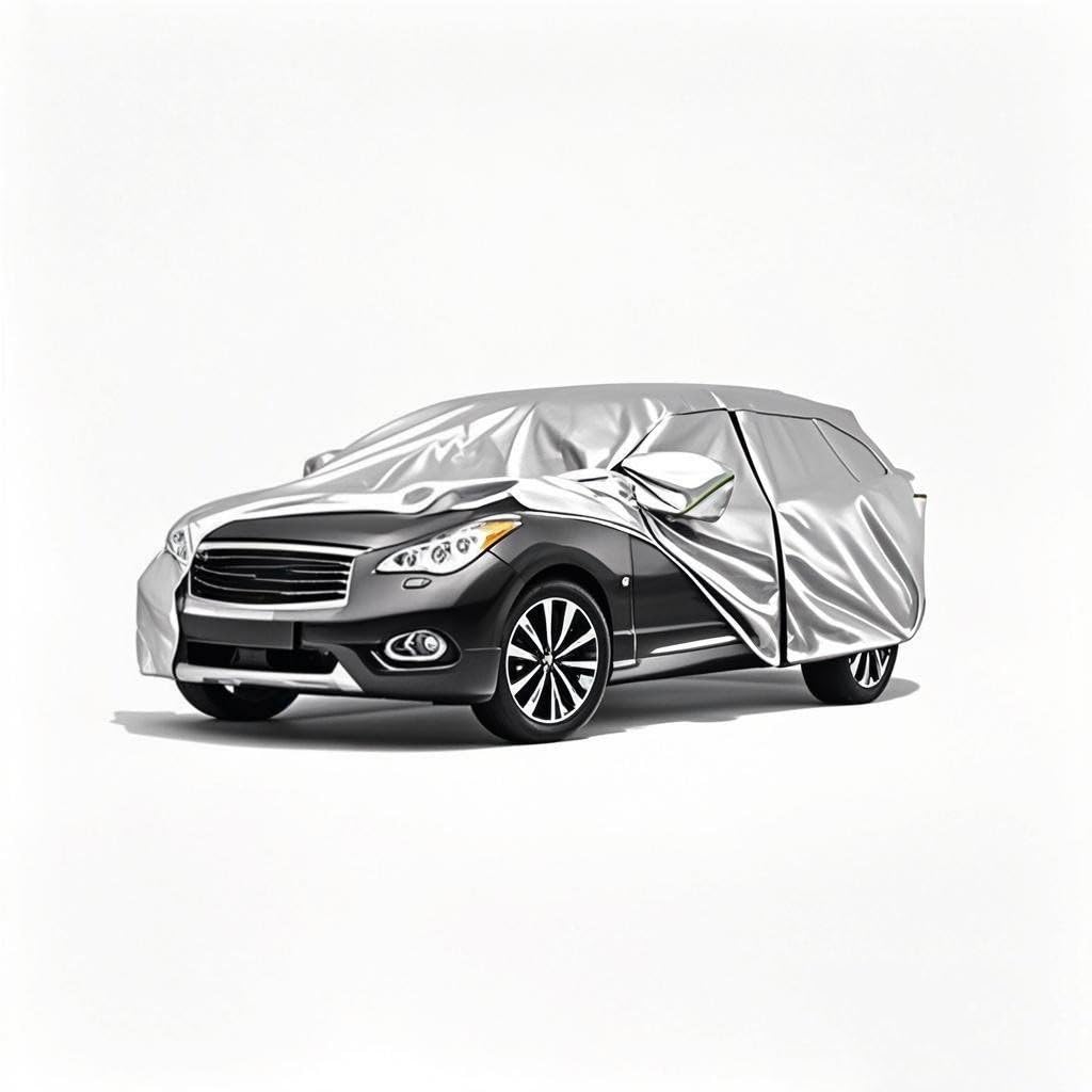 RAHALOY Fünf-lagige Allwetter wasserdichte Autoabdeckung für Infiniti FX35 4-Türer.RAHALOY Cover Outdoor Wasserdicht Sonne Regen Schnee Hagelschutz mit einer kostenlosen Aufbewahrungstasche (2003-2008 RAHALOY Fünf-lagige Allwetter wasserdichte Autoabdeckung für Infiniti FX35 4-Türer.RAHALOY Cover Outdoor Wasserdicht Sonne Regen Schnee Hagelschutz mit einer kostenlosen Aufbewahrungstasche (2003-2008 von RAHALOY