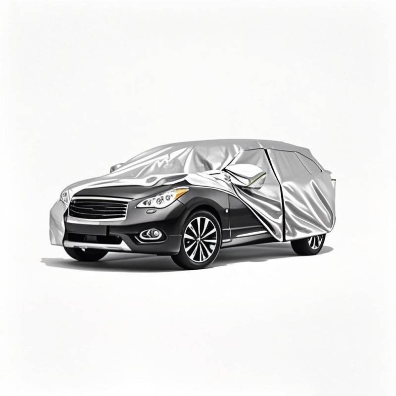 RAHALOY Fünflagige Allwetter wasserdichte Autoabdeckung für Infiniti Q45 4-Türer.RAHALOY Cover Outdoor Wasserdicht Sonne Regen Schnee Hagelschutz mit einer kostenlosen Aufbewahrungstasche (1992-1996) von RAHALOY