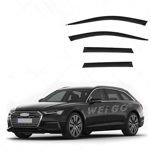 WINDABWEISER für Audi A6 Avant MK5-C8 2020+ No Bright Strip Windows, Windabweiser Autofenster Autofenster Sonnen-& Regenschutz Rauchabweiser WINDABWEISER für Audi A6 Avant MK5-C8 2020+ No Bright Strip Windows, Windabweiser Autofenster Autofenster Sonnen-& Regenschutz Rauchabweiser von RAINBOW88
