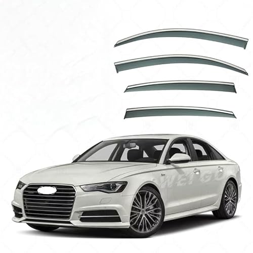 WINDABWEISER für Audi A6L Sedan MK4-C7 2012-2018 Silver Bright Window Strips, Windabweiser Autofenster Autofenster Sonnen-& Regenschutz Rauchabweiser WINDABWEISER für Audi A6L Sedan MK4-C7 2012-2018 Silver Bright Window Strips, Windabweiser Autofenster Autofenster Sonnen-& Regenschutz Rauchabweiser von RAINBOW88