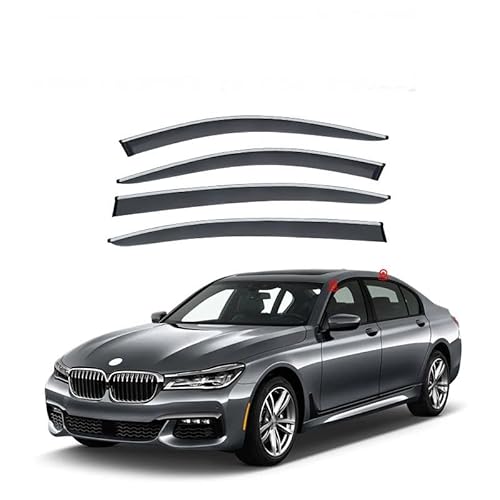 WINDABWEISER für BMW 7 Series LI MK6-G12 2016-2021 with Bright Strip Windows, Windabweiser Autofenster Autofenster Sonnen-& Regenschutz Rauchabweiser WINDABWEISER für BMW 7 Series LI MK6-G12 2016-2021 with Bright Strip Windows, Windabweiser Autofenster Autofenster Sonnen-& Regenschutz Rauchabweiser von RAINBOW88