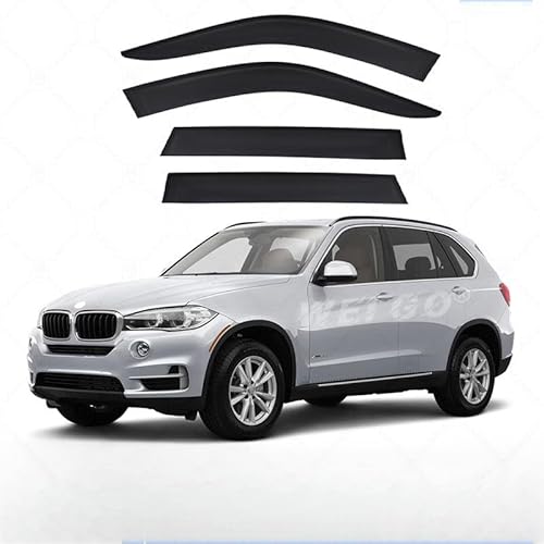 WINDABWEISER für BMW X5 MK2-E70/MK3-F15 2007-2018 No Bright Strip Window 4PCS, Windabweiser Autofenster Autofenster Sonnen-& Regenschutz Rauchabweiser WINDABWEISER für BMW X5 MK2-E70/MK3-F15 2007-2018 No Bright Strip Window 4PCS, Windabweiser Autofenster Autofenster Sonnen-& Regenschutz Rauchabweiser von RAINBOW88
