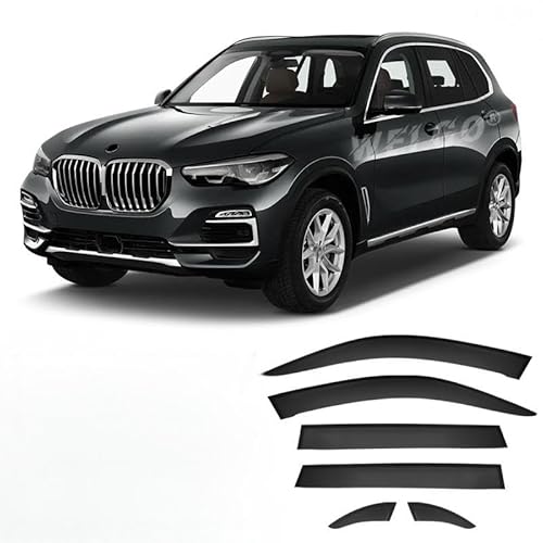 WINDABWEISER für BMW X5 MK4-G05 2019-2022+ No Bright Strip Window Standard Axis 6PCS, Windabweiser Autofenster Autofenster Sonnen-& Regenschutz Rauchabweiser WINDABWEISER für BMW X5 MK4-G05 2019-2022+ No Bright Strip Window Standard Axis 6PCS, Windabweiser Autofenster Autofenster Sonnen-& Regenschutz Rauchabweiser von RAINBOW88