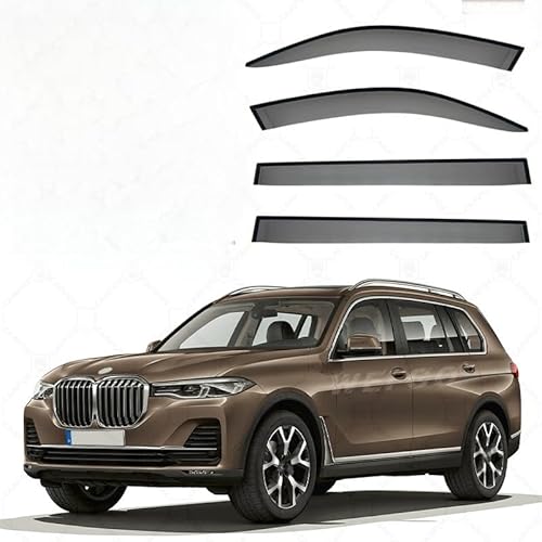 WINDABWEISER für BMW X7 MK1-G07 2019-2022+ No Bright Strip Window, Windabweiser Autofenster Autofenster Sonnen-& Regenschutz Rauchabweiser WINDABWEISER für BMW X7 MK1-G07 2019-2022+ No Bright Strip Window, Windabweiser Autofenster Autofenster Sonnen-& Regenschutz Rauchabweiser von RAINBOW88
