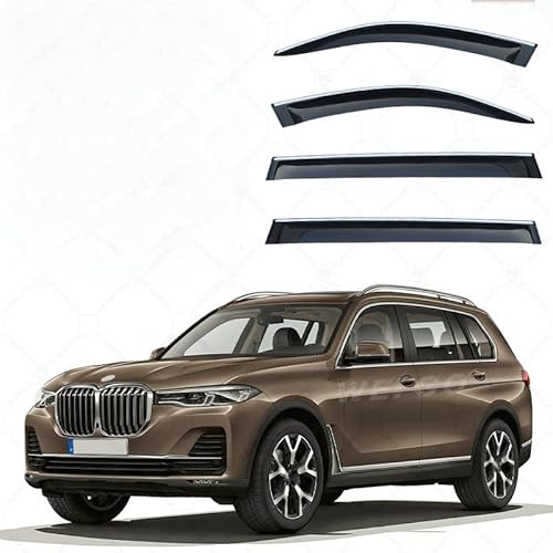 WINDABWEISER für BMW X7 MK1-G07 2019-2022+ Silver Bright Strip Windows, Windabweiser Autofenster Autofenster Sonnen-& Regenschutz Rauchabweiser WINDABWEISER für BMW X7 MK1-G07 2019-2022+ Silver Bright Strip Windows, Windabweiser Autofenster Autofenster Sonnen-& Regenschutz Rauchabweiser von RAINBOW88