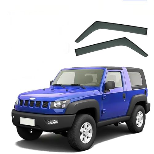 WINDABWEISER für Beijing BJ40 MK1 2013+ Two-Door Version No Bright Strip Window Rain Shield 2PCS, Windabweiser Autofenster Autofenster Sonnen-& Regenschutz Rauchabweiser WINDABWEISER für Beijing BJ40 MK1 2013+ Two-Door Version No Bright Strip Window Rain Shield 2PCS, Windabweiser Autofenster Autofenster Sonnen-& Regenschutz Rauchabweiser von RAINBOW88