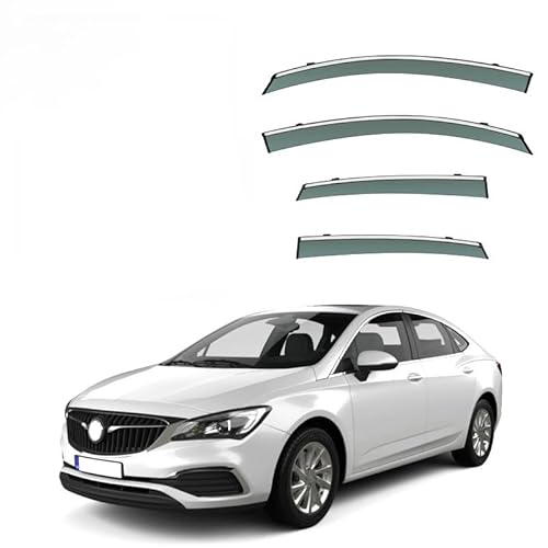 WINDABWEISER für Buick Verano MK2 2015-2021 Silver Strip Window Rain Shield, Windabweiser Autofenster Autofenster Sonnen-& Regenschutz Rauchabweiser WINDABWEISER für Buick Verano MK2 2015-2021 Silver Strip Window Rain Shield, Windabweiser Autofenster Autofenster Sonnen-& Regenschutz Rauchabweiser von RAINBOW88